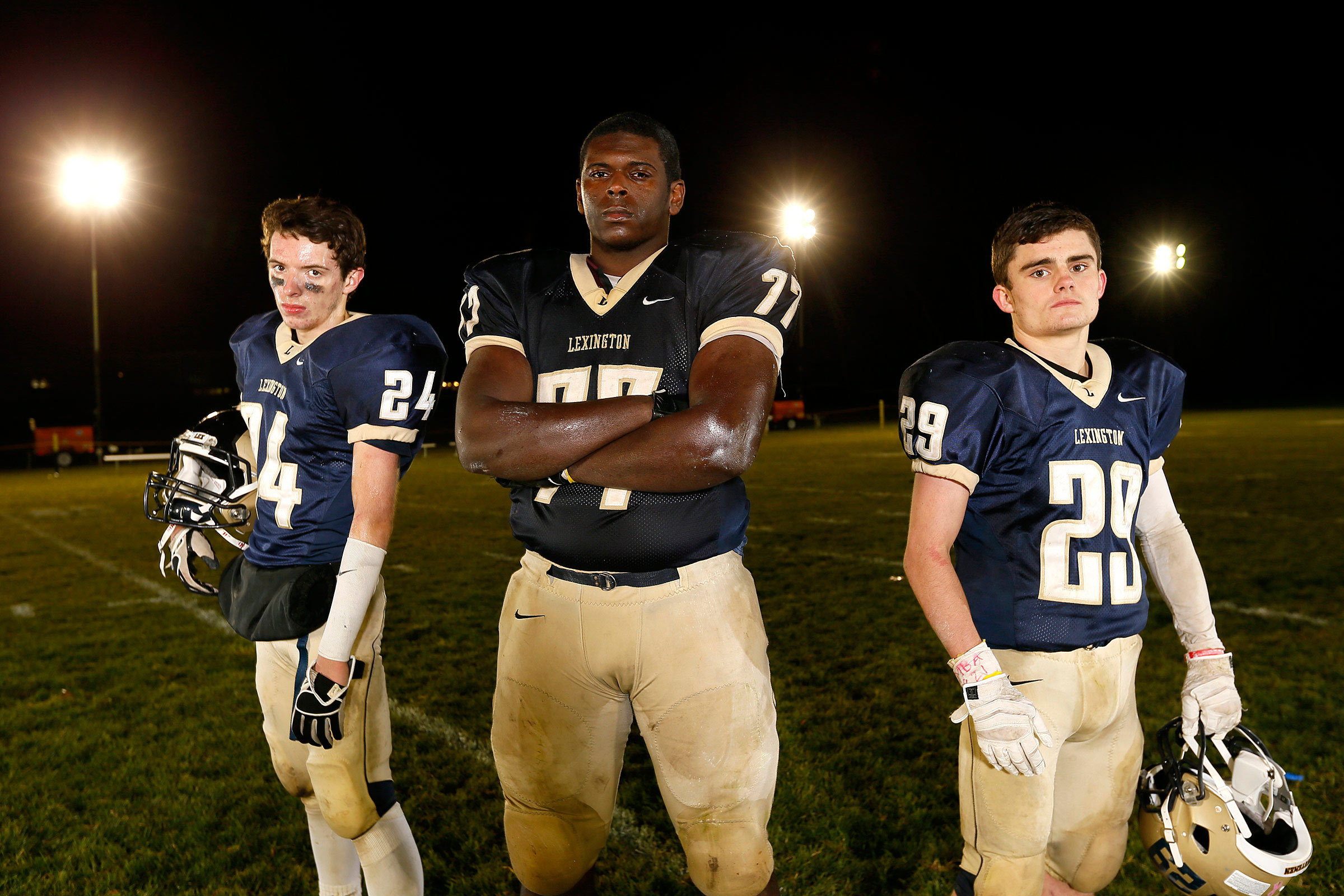 Friday Night Lights for Lexington High School football captains.